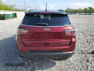2021 Jeep Compass Limited with VIN 3C4NJDCB2MT504338, listed as a Copart auction lot 55985595 with 19,735 mi miles and Salvage Title. Bid and sale history available at DreamBid. Image 6.