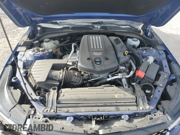 2020 Cadillac CT4 Premium Luxury with VIN 1G6DB5RL2L0127166, listed as a Copart auction lot 82152034 with 43,698 mi miles and Salvage Title. Bid and sale history available at carsss.com. Image 12.