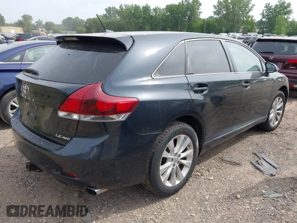 2013 Toyota Venza LE with VIN 4T3BA3BB2DU039910, listed as a IAAI auction lot 42705818 with 122,447 mi miles and . Bid and sale history available at DreamBid. Image 4.