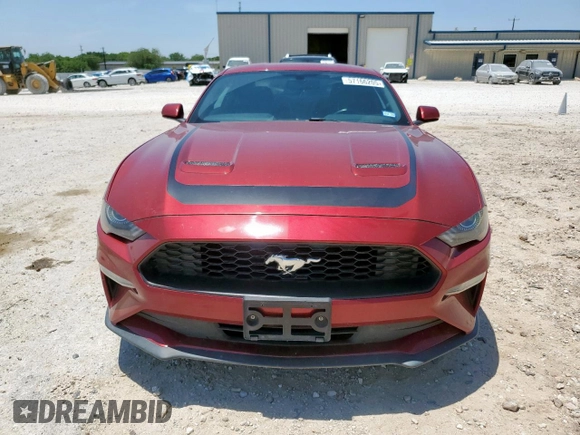 2019 Ford Mustang EcoBoost with VIN 1FA6P8TH6K5202066, listed as a Copart auction lot 57166205 with 88,491 mi miles and Salvage title. Bid and sale history available at DreamBid. Image 5.
