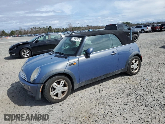 2007 MINI Convertible с VIN WMWRF335X7TG17414, выставлен на аукционе Copart как лот 47640925 с пробегом 149 906 миль миль и Списание • Salvage title. История ставок и продаж доступна на DreamBid. Изображение 1.