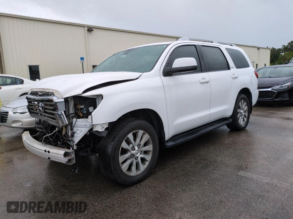 2018 Toyota Sequoia SR5 with VIN 5TDZY5G1XJS069711, listed as a Copart auction lot 74093274 with 97,817 mi miles and Salvage Title. Bid and sale history available at carsss.com. Image 1.