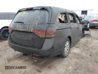 2016 Honda Odyssey EX-L with VIN 5FNRL5H68GB005401, listed as a IAAI auction lot 42063470 with Not Provided miles and . Bid and sale history available at DreamBid. Image 4.