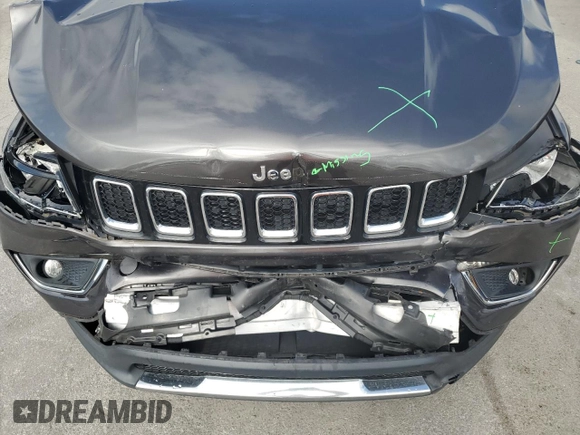 2018 Jeep Compass Limited with VIN 3C4NJCCB7JT259669, listed as a Copart auction lot 51305645 with 97,817 mi miles and Salvage Title. Bid and sale history available at carsss.com. Image 12.