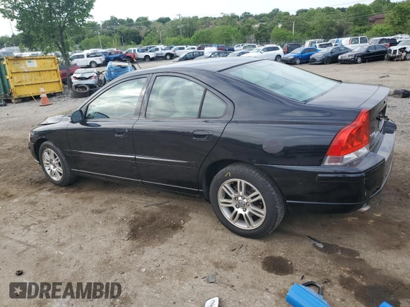 2007 Volvo S60 2.5L Turbo with VIN YV1RH592072606327, listed as a Copart auction lot 70507484 with 127,729 mi miles and Non Repairable. Bid and sale history available at carsss.com. Image 2.