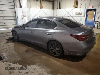 2020 Infiniti Q50 Pure with VIN JN1EV7AP8LM203925, listed as a Copart auction lot 74701834 with Not provided miles and Salvage title. Bid and sale history available at DreamBid. Image 2.