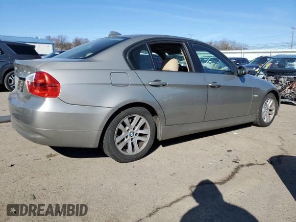 2007 BMW 3 Series 328xi with VIN WBAVC93587K035311, listed as a Copart auction lot 47482755 with 181,254 mi miles and Salvage Title. Bid and sale history available at carsss.com. Image 3.