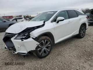 2020 Lexus RX 350L with VIN JTJHZKFA8L2026646, listed as a Copart auction lot 52137655 with 77,390 mi miles and Salvage title. Bid and sale history available at DreamBid. Image 1.