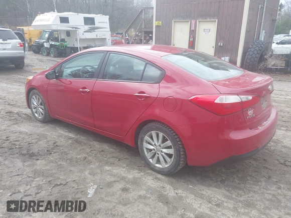 2016 Kia Forte LX with VIN KNAFX4A64G5580203, listed as a IAAI auction lot 41961563 with 140,800 mi miles. Bid and sale history available at carsss.com. Image 3.