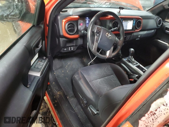2017 Toyota Tacoma SR5 with VIN 3TMCZ5AN3HM073107, listed as a Copart auction lot 50104575 with 93,942 mi miles and Salvage Title. Bid and sale history available at carsss.com. Image 8.