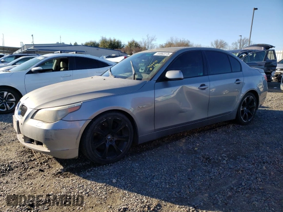 2007 BMW 5 Series 550i with VIN WBANB53507CP06492, listed as a Copart auction lot 44062275 with 143,030 mi miles and Clean Title. Bid and sale history available at DreamBid. Image 1.