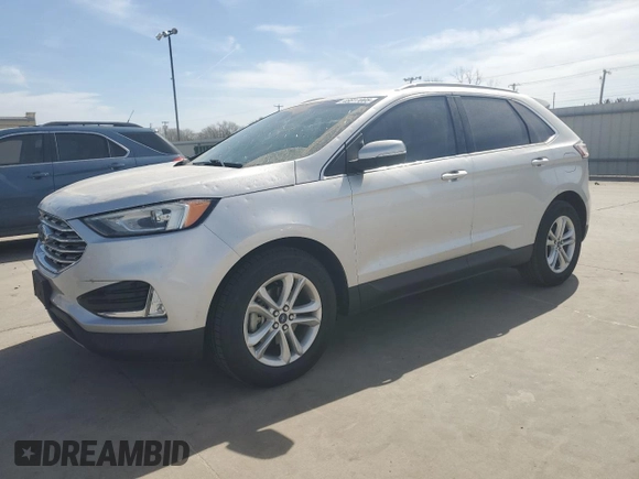 2019 Ford Edge SEL with VIN 2FMPK3J9XKBC26681, listed as a Copart auction lot 48817005 with 93,674 mi miles and Salvage Title. Bid and sale history available at carsss.com. Image 1.