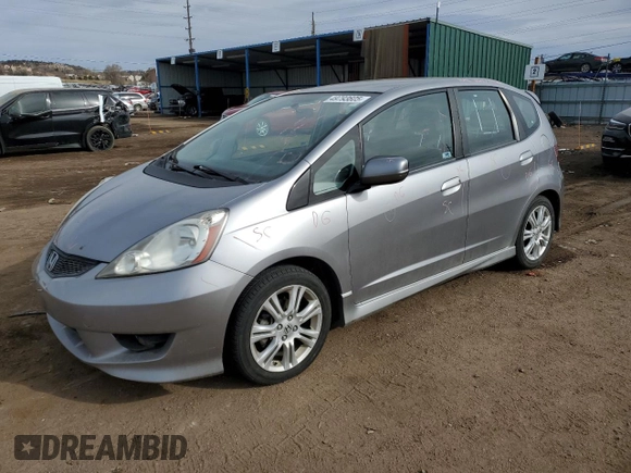 2010 Honda Fit Sport with VIN JHMGE8G41AC033885, listed as a Copart auction lot 49793605 with 114,910 mi miles and Salvage title. Bid and sale history available at DreamBid. Image 1.