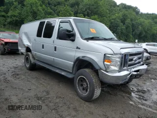2014 Ford Econoline Cargo Commercial with VIN 1FTSS3EL1EDA58657, listed as a Copart auction lot 62948124 with Not Provided miles and Salvage Title. Bid and sale history available at DreamBid. Image 4.
