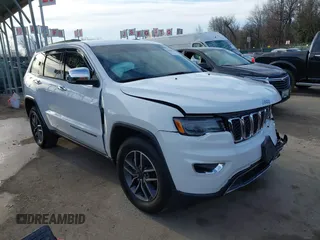 2022 Jeep Grand Cherokee Limited with VIN 1C4RJFBG5NC141704, listed as a IAAI auction lot 41598237 with 15,215 mi miles and . Bid and sale history available at DreamBid. Image 1.