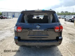 2019 Toyota Sequoia SR5 with VIN 5TDBY5G14KS173520, listed as a Copart auction lot 63435404 with 140,808 mi miles and Salvage Title. Bid and sale history available at carsss.com. Image 6.