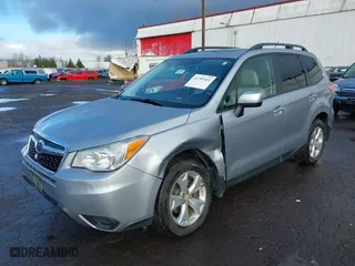2015 Subaru Forester 2.5i Premium with VIN JF2SJADC2FH485351, listed as a IAAI auction lot 41781460 with 149,434 mi miles. Bid and sale history available at carsss.com. Image 6.