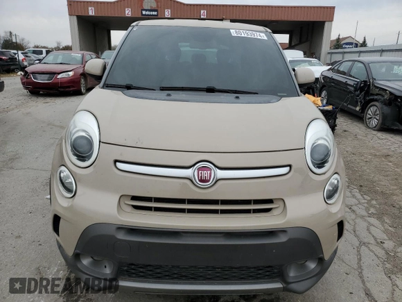 2014 FIAT 500L Trekking with VIN ZFBCFADHXEZ018223, listed as a Copart auction lot 80193974 with 96,651 mi miles and Clean Title. Bid and sale history available at carsss.com. Image 5.