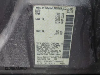 2014 Nissan Altima 2.5 with VIN 1N4AL3AP5EC164798, listed as a IAAI auction lot 41822821 with 176,554 mi miles. Bid and sale history available at carsss.com. Image 9.