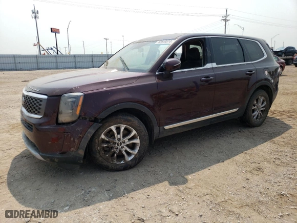 2020 Kia Telluride LX with VIN 5XYP24HC8LG038038, listed as a Copart auction lot 62649514 with 0 mi miles and Salvage Title. Bid and sale history available at carsss.com. Image 1.