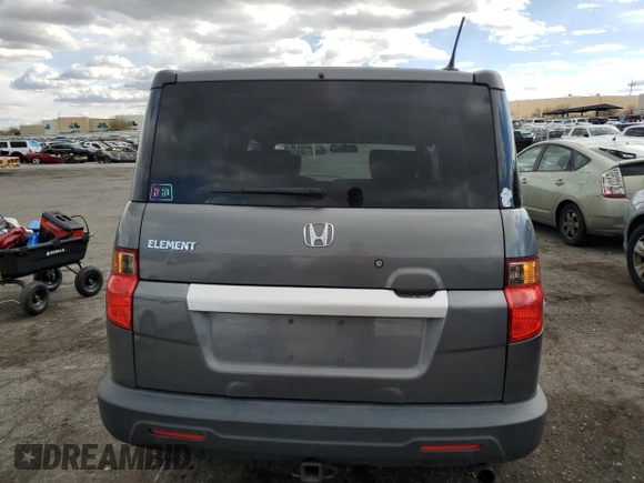 2010 Honda Element EX with VIN 5J6YH1H79AL006358, listed as a Copart auction lot 48414945 with 118,870 mi miles and Salvage Title. Bid and sale history available at DreamBid. Image 6.
