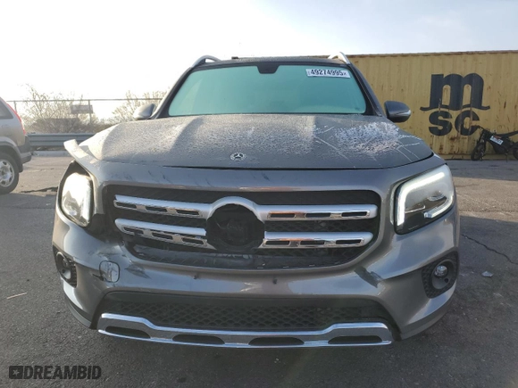 2020 Mercedes-Benz GLB with VIN WDC4M4HB7LW001256, listed as a Copart auction lot 49274995 with 34,831 mi miles and Salvage Title. Bid and sale history available at carsss.com. Image 5.