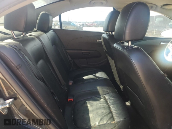 2014 Chevrolet Sonic LTZ with VIN 1G1JE5SB9E4103444, listed as a Copart auction lot 46949955 with 120,986 mi miles and Clean Title. Bid and sale history available at carsss.com. Image 10.
