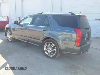 2008 Cadillac SRX AWD with VIN 1GYEE437580158105, listed as a IAAI auction lot 41777201 with 136,561 mi miles. Bid and sale history available at carsss.com. Image 3.