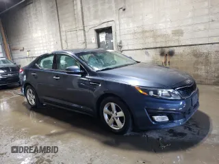 2015 Kia Optima LX with VIN KNAGM4A73F5613177, listed as a Copart auction lot 72844074 with 57,980 mi miles and Clean Title. Bid and sale history available at DreamBid. Image 4.