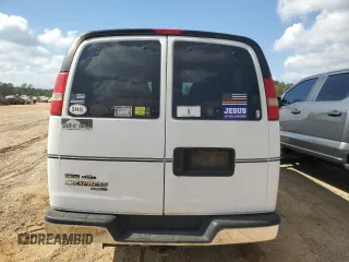 2012 Chevrolet Express Passenger 1LT with VIN 1GAZGYFG6C1106515, listed as a Copart auction lot 78206674 with 185,501 mi miles and Salvage title. Bid and sale history available at DreamBid. Image 6.
