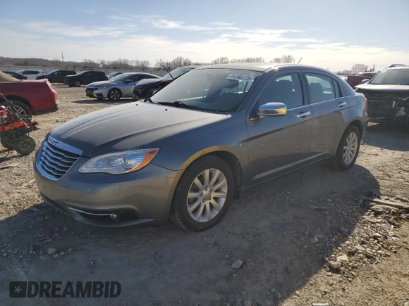 2013 Chrysler 200 Limited with VIN 1C3CCBCG6DN507653, listed as a Copart auction lot 49248375 with 159,695 mi miles and Salvage Title. Bid and sale history available at carsss.com. Image 1.