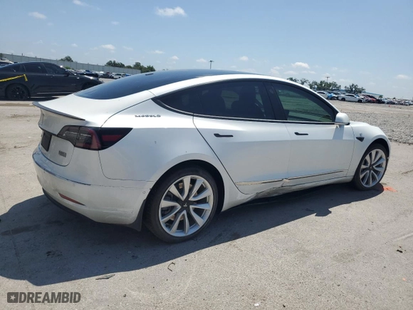2019 Tesla Model 3 Long Range with VIN 5YJ3E1EB3KF494258, listed as a Copart auction lot 50919615 with 110,492 mi miles and Non Repairable. Bid and sale history available at carsss.com. Image 3.