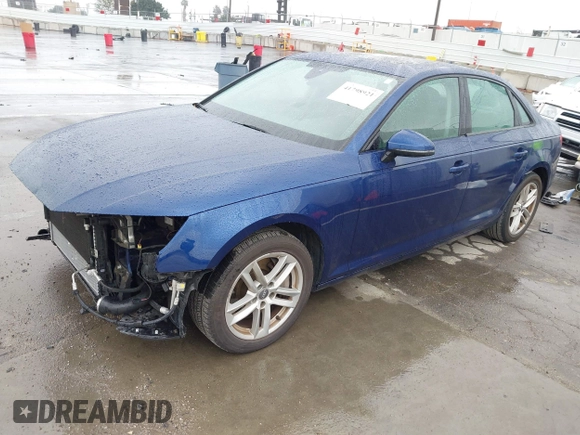 2017 Audi A4 Premium with VIN WAUGNAF45HN021809, listed as a IAAI auction lot 41798921 with 93,260 mi miles. Bid and sale history available at carsss.com. Image 18.