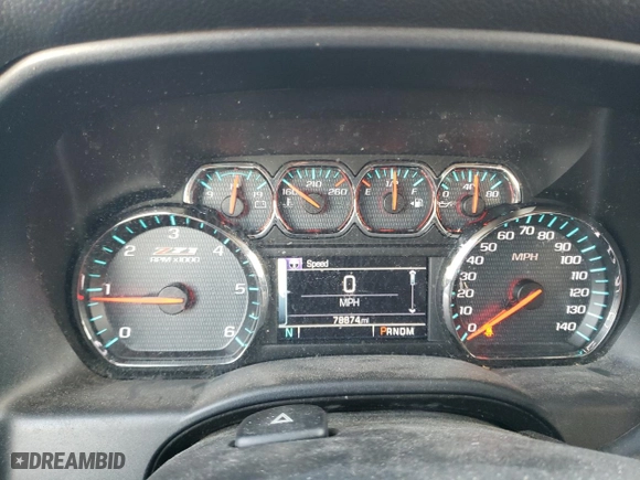 2016 Chevrolet Silverado 1500 LT with VIN 1GCVKREC6GZ302664, listed as a Copart auction lot 48773815 with 78,874 mi miles and Clean Title. Bid and sale history available at carsss.com. Image 9.