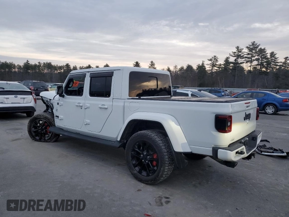 2022 Jeep Gladiator Overland with VIN 1C6HJTFG0NL139242, listed as a Copart auction lot 85191674 with 21,230 mi miles and Salvage title. Bid and sale history available at DreamBid. Image 2.