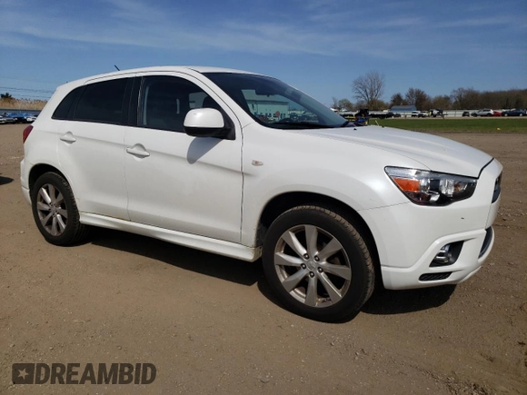 2012 Mitsubishi Outlander Sport SE with VIN JA4AR4AU3CZ006601, listed as a Copart auction lot 52905145 with 84,824 mi miles and Salvage Title. Bid and sale history available at carsss.com. Image 4.