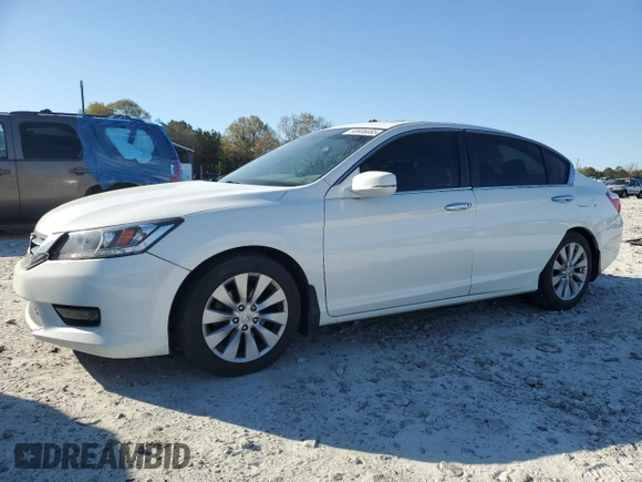 2014 Honda Accord Sedan EX-L with VIN 1HGCR2F83EA132586, listed as a Copart auction lot 50606085 with 170,334 mi miles and Salvage Title. Bid and sale history available at carsss.com. Image 1.