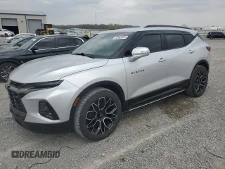 2019 Chevrolet Blazer RS z VIN 3GNKBERS4KS677169, wystawiony jako Copart lot #52963595 z przebiegiem 112 059 mil mil oraz Szkoda całkowita • Salvage title. Historia ofert i sprzedaży dostępna na DreamBid. Obrazek 1.