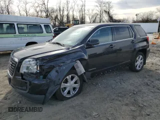 2017 GMC Terrain SLE with VIN 2GKFLSEK5H6264877, listed as a Copart auction lot 49780195 with 85,280 mi miles and Salvage Title. Bid and sale history available at carsss.com. Image 1.