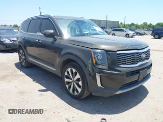 2020 Kia Telluride S with VIN 5XYP64HC2LG054918, listed as a IAAI auction lot 42249176 with 107,743 mi miles and . Bid and sale history available at DreamBid. Image 1.