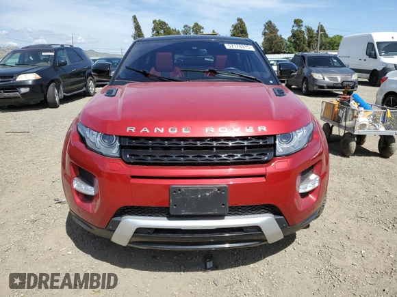 2012 Land Rover Range Rover Evoque Dynamic Premium with VIN SALVT1BG4CH000496, listed as a Copart auction lot 57178375 with 60,247 mi miles and Salvage title. Bid and sale history available at DreamBid. Image 5.