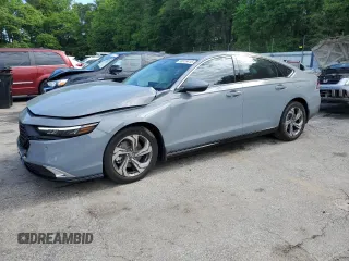 2025 Honda Accord Touring with VIN 1HGCY2F84SA004274, listed as a Copart auction lot 55916415 with 5,285 mi miles and Salvage title. Bid and sale history available at DreamBid. Image 1.