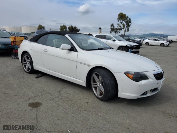 2006 BMW 6 Series 650Ci with VIN WBAEK13476CN76029, listed as a Copart auction lot 47135175 with 108,795 mi miles and Clean Title. Bid and sale history available at carsss.com. Image 4.