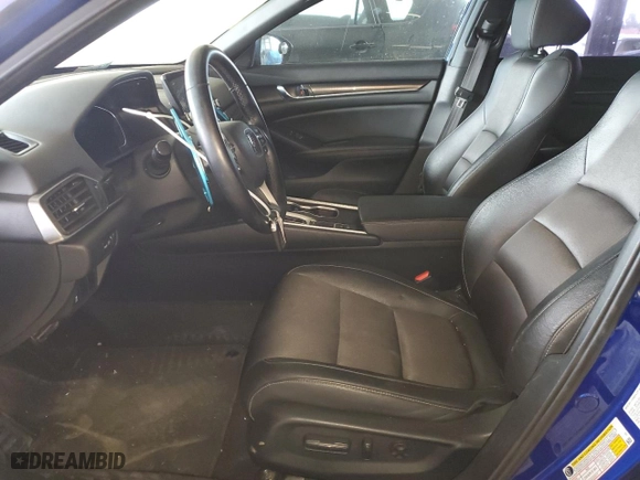 2019 Honda Accord Sedan Sport 1.5T with VIN 1HGCV1F3XKA083182, listed as a Copart auction lot 50591745 with 124,609 mi miles and Salvage Title. Bid and sale history available at carsss.com. Image 7.