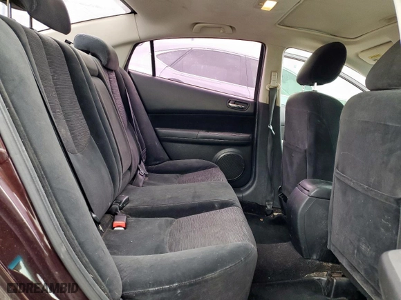 2010 Mazda Mazda6 i Touring Plus with VIN 1YVHZ8CH8A5M41723, listed as a Copart auction lot 51150955 with 104,466 mi miles and Salvage Title. Bid and sale history available at carsss.com. Image 10.