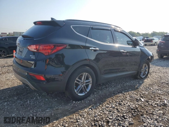 2018 Hyundai Santa Fe 2.4L with VIN 5XYZUDLB9JG512111, listed as a Copart auction lot 63132875 with 58,705 mi miles and Salvage title. Bid and sale history available at DreamBid. Image 3.