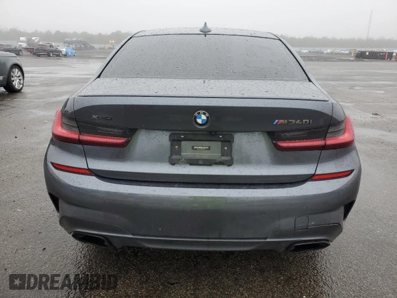 2022 BMW 3 Series M340i xDrive with VIN 3MW5U9J00N8C25719, listed as a Copart auction lot 48188795 with 21,969 mi miles and Salvage Title. Bid and sale history available at carsss.com. Image 6.