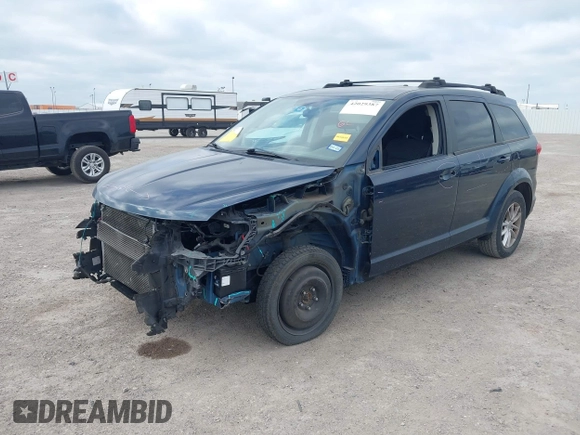 2015 Dodge Journey SXT with VIN 3C4PDCBG6FT744034, listed as a IAAI auction lot 42029387 with 101,743 mi miles. Bid and sale history available at carsss.com. Image 2.
