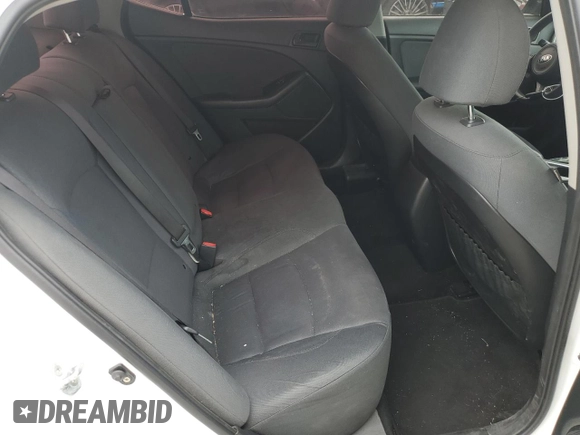 2015 Kia Optima LX with VIN KNAGM4A70F5633967, listed as a Copart auction lot 58937725 with Not provided miles and Salvage title. Bid and sale history available at DreamBid. Image 10.