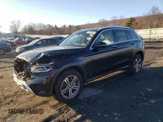 2021 Mercedes-Benz GLC with VIN W1N0G8EB2MV309166, listed as a Copart auction lot 70754942 with 26,052 mi miles. Bid and sale history available at carsss.com. Image 1.